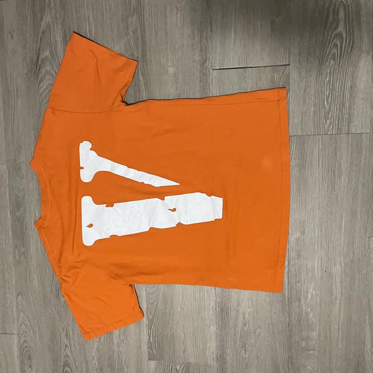 Orange VLONE og Staple Tee Offer fits like a... - Depop