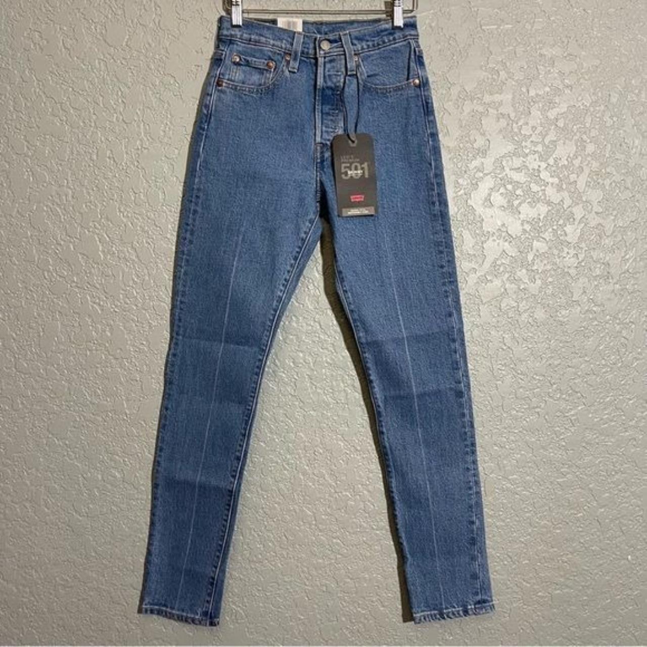 Levi s 501 Stretch Skinny Jeans 24X30 New Size. Depop