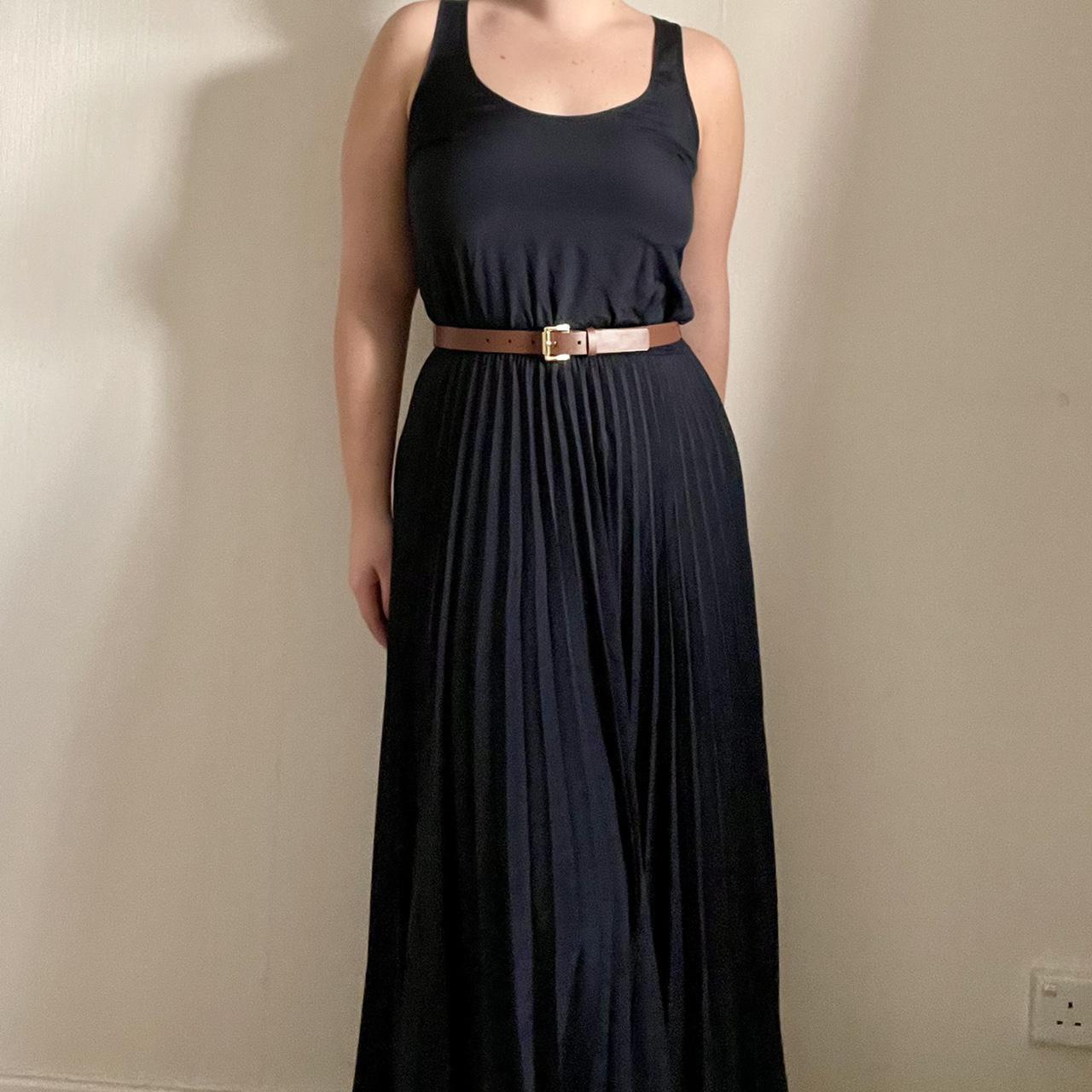 Michael kors navy maxi dress hotsell