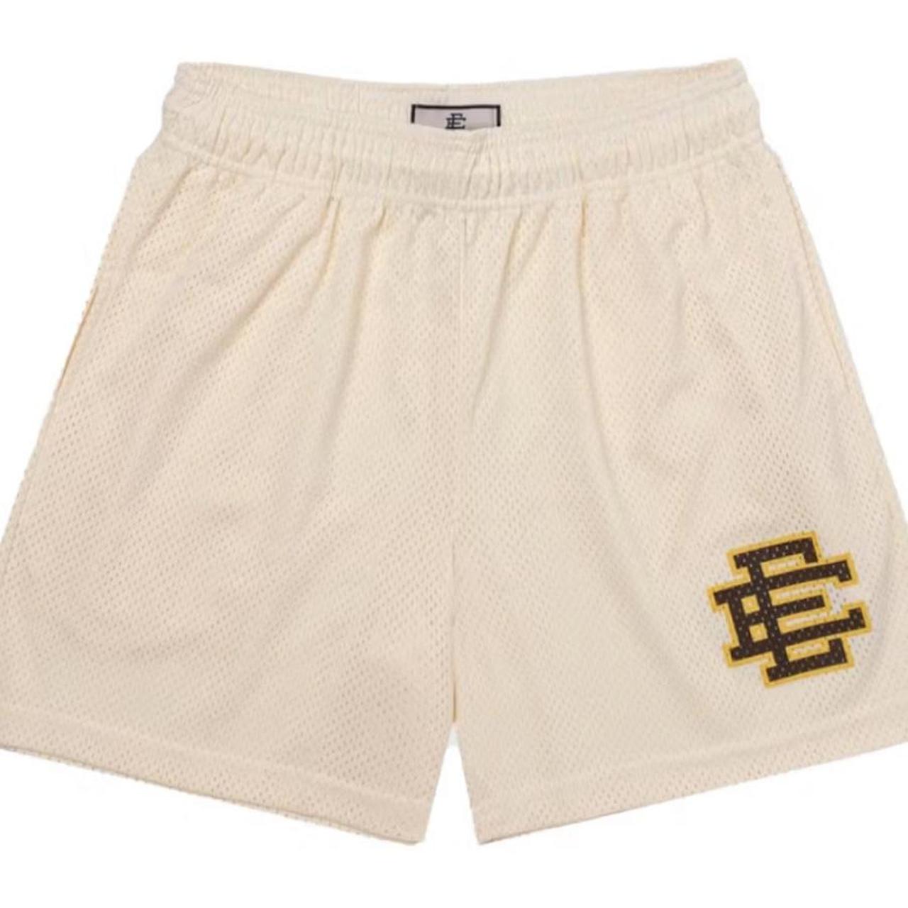 CREME ERIC EMANUEL SHORTS XXL/ IF YOU WEAR AN XL OR... Depop