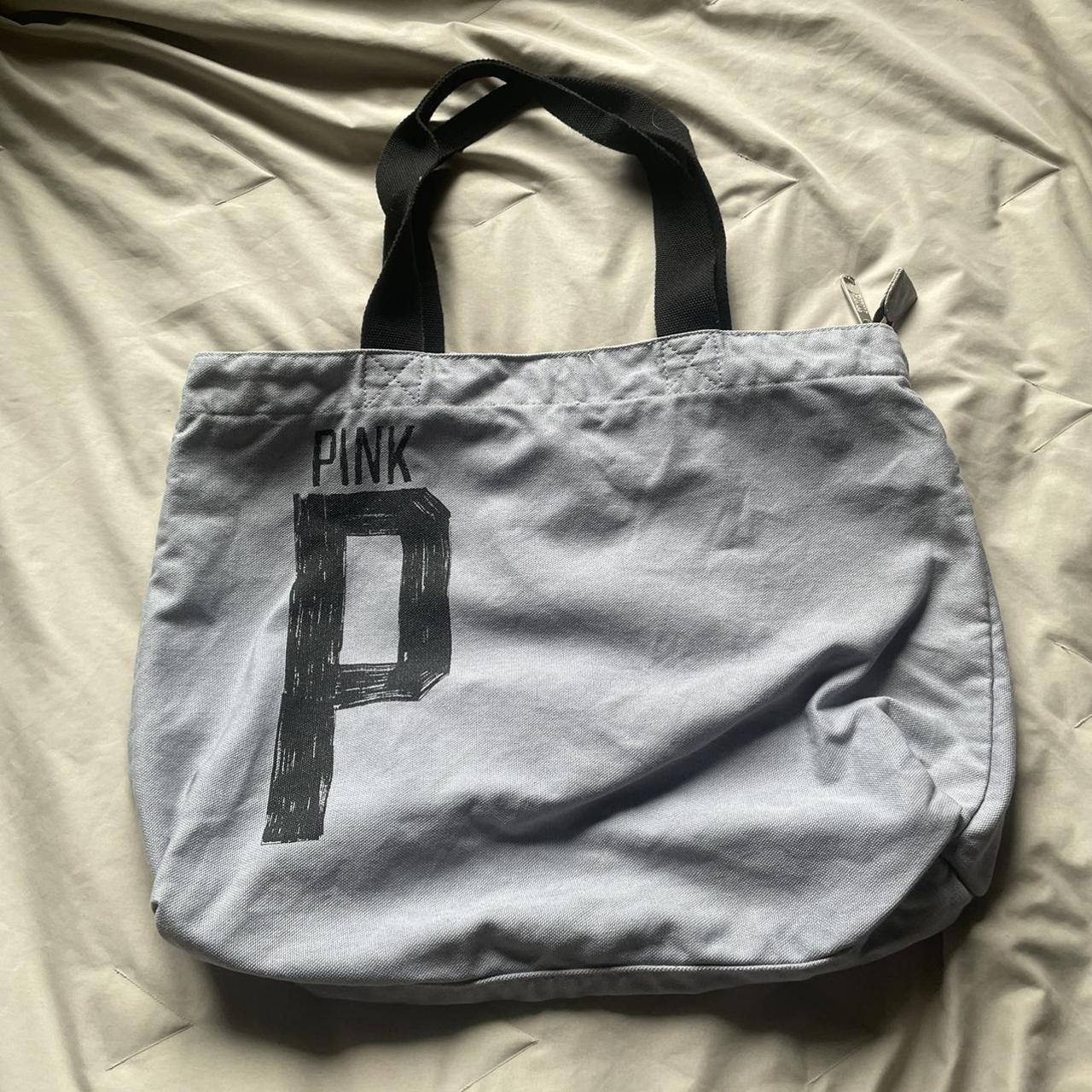 PINK (victoria's secret brand) grey tote bag. never - Depop
