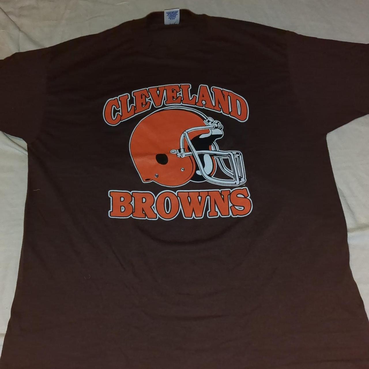 Vintage, Shirts, Mens Vintage Cleveland Browns Helmet Logo Tee