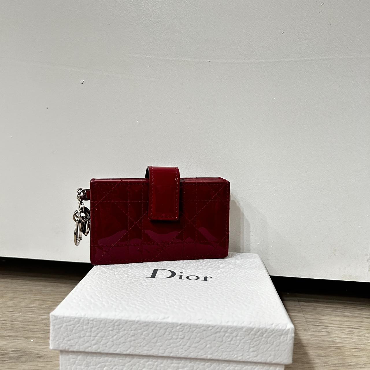 Burgundy Dior Accordian Card... Depop
