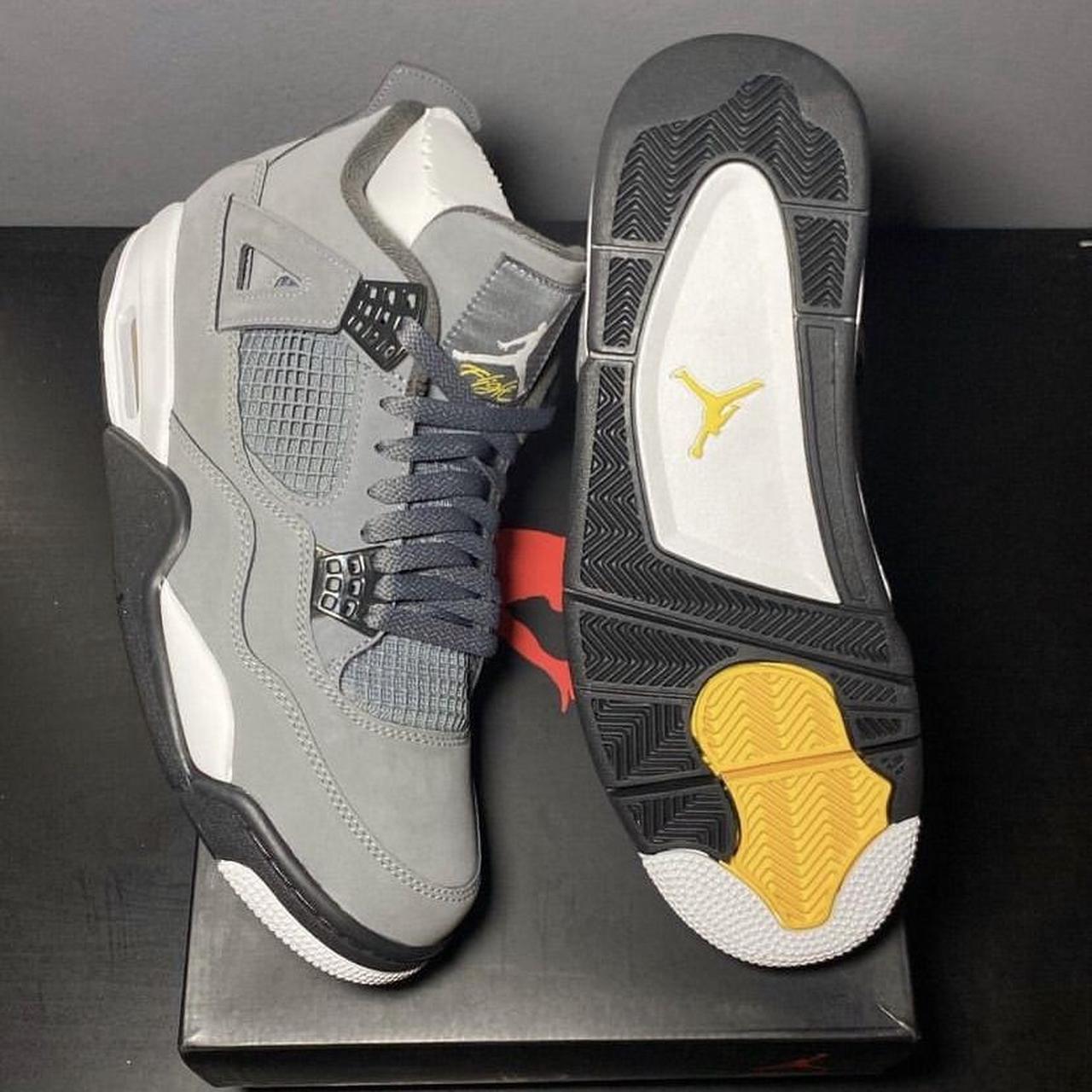 Cool grey Jordan 4 These are brand new All sizes in... Depop