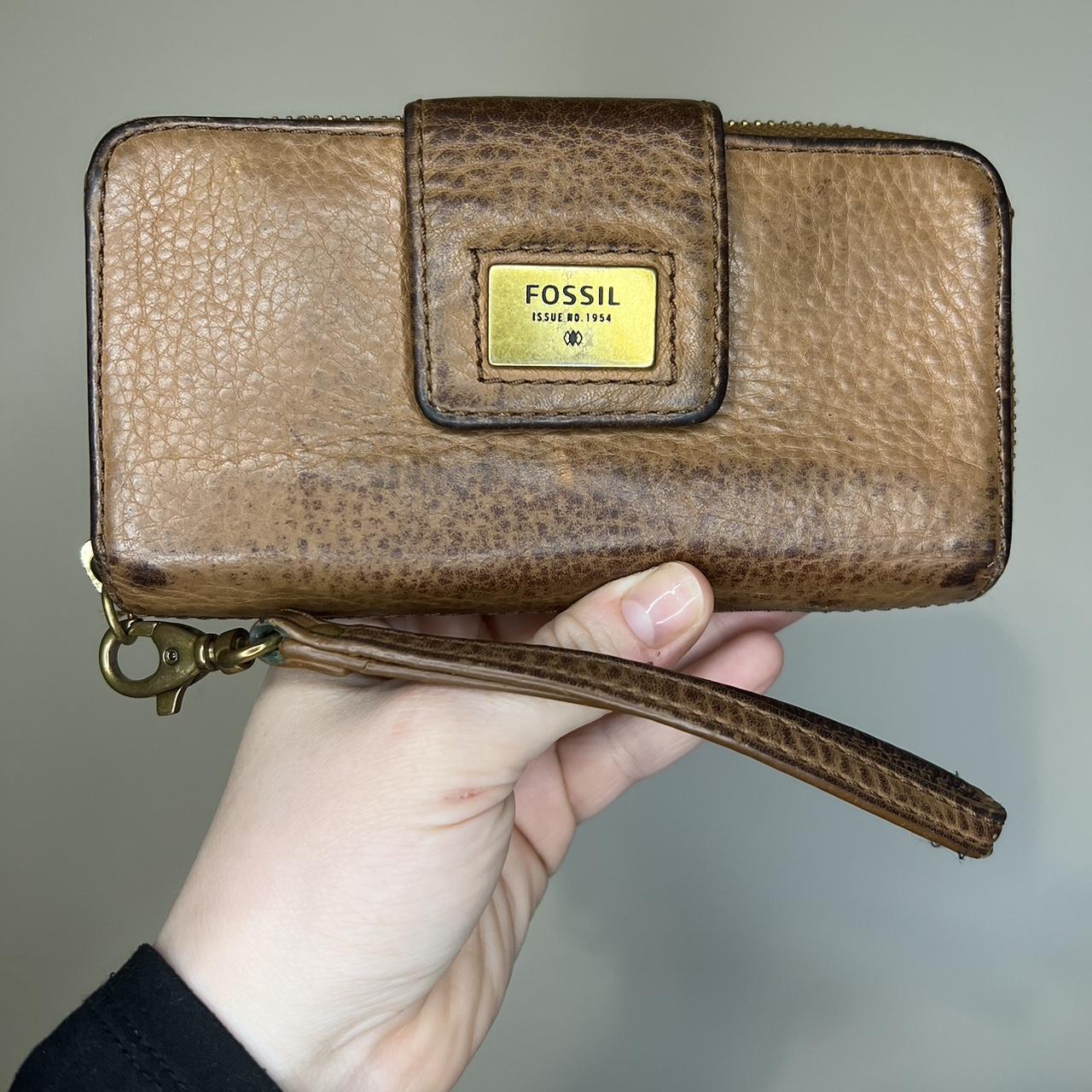 Fossil Vintage Wallet, Brown Cowhide Leather