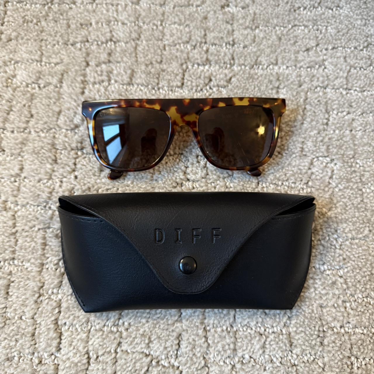 DIFF Women's Sunglasses - Brown/Black – Diff Sung… - image 1