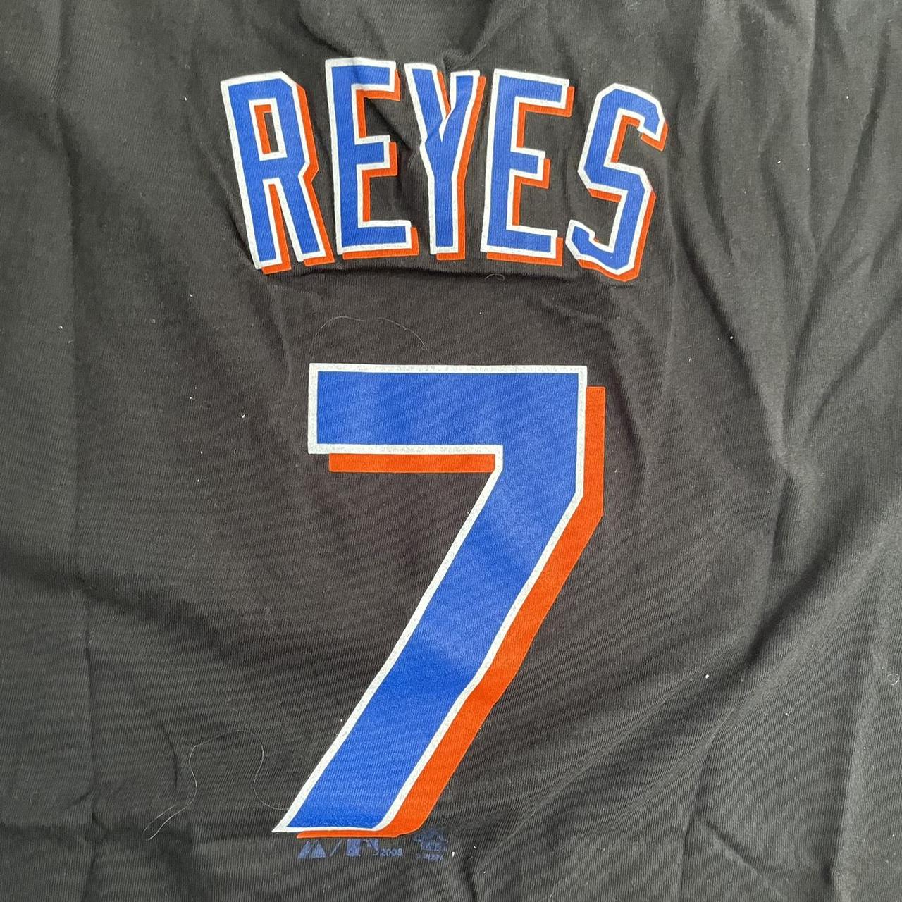 Majestic, Shirts, Majestic Jose Reyes Mets Jersey Black