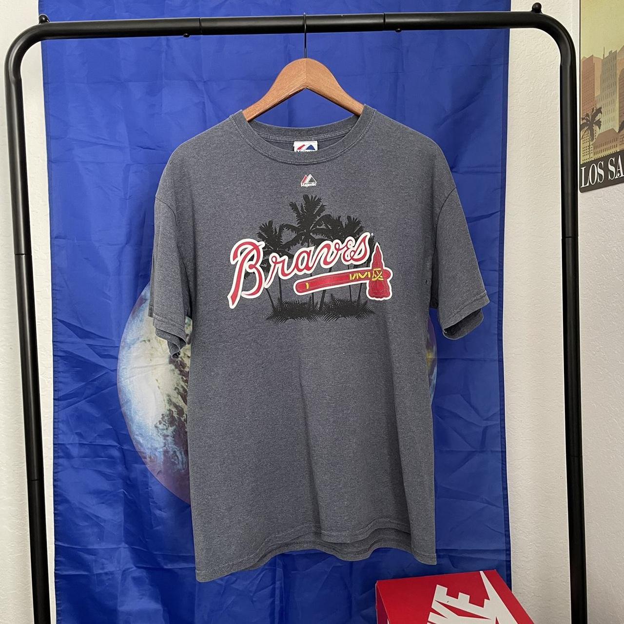 Majestic, Shirts, Atlanta Braves Brian Mccann Jersey