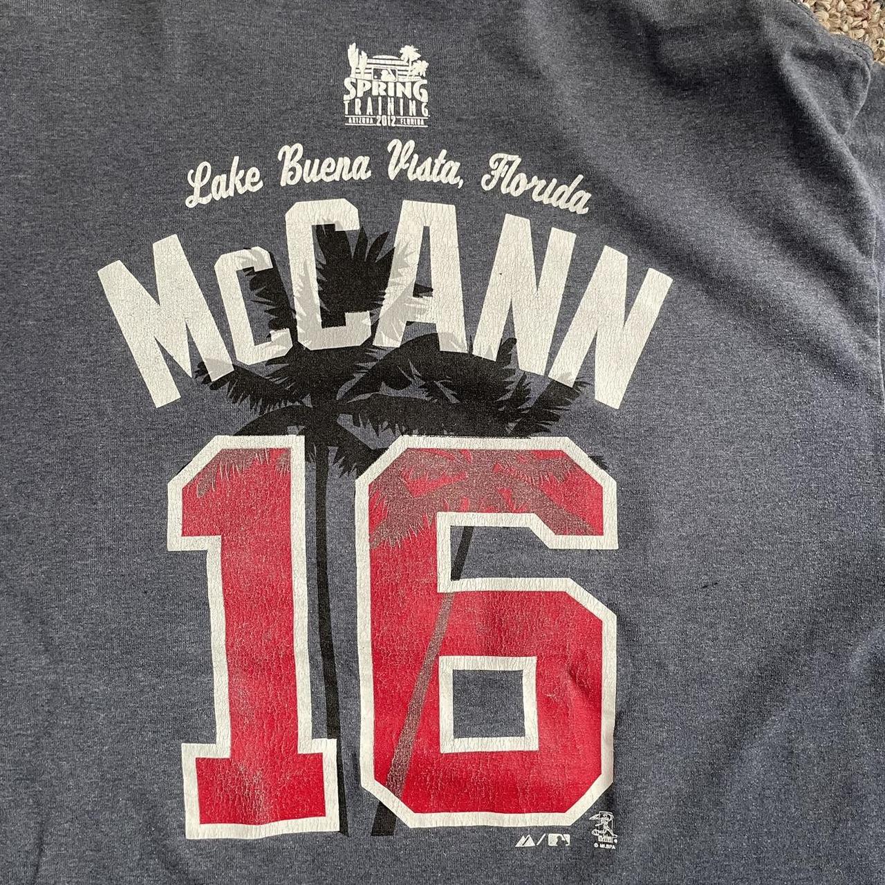 Majestic, Shirts, Atlanta Braves Brian Mccann Jersey