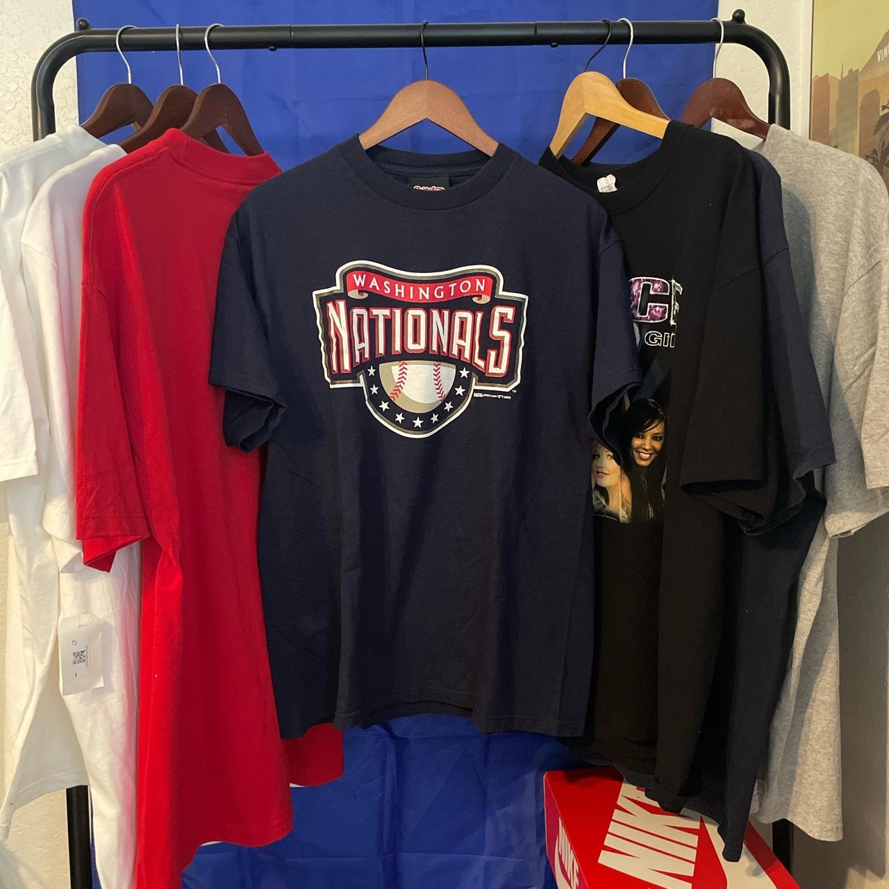 Nationals Baseball T-shirt  Baseball tshirts, Shirt shop, Baseball t