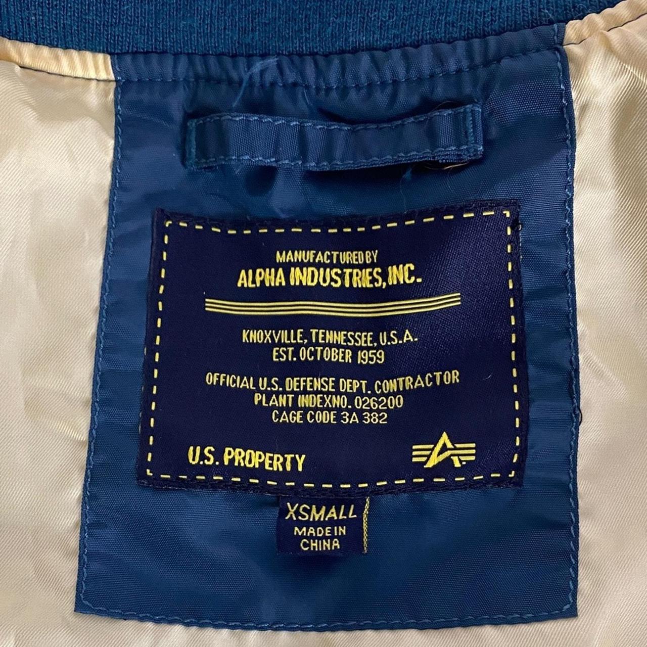 Alpha Industries Men's Jacket - Green/Yellow - XS… - image 8