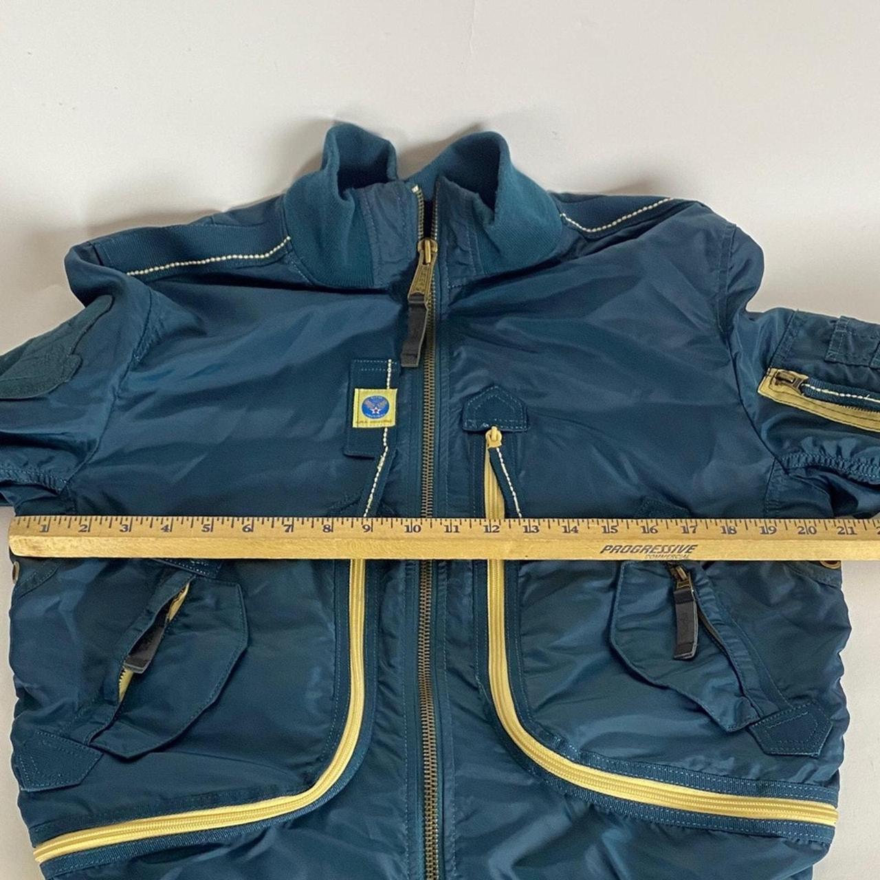 Alpha Industries Men's Jacket - Green/Yellow - XS… - image 6