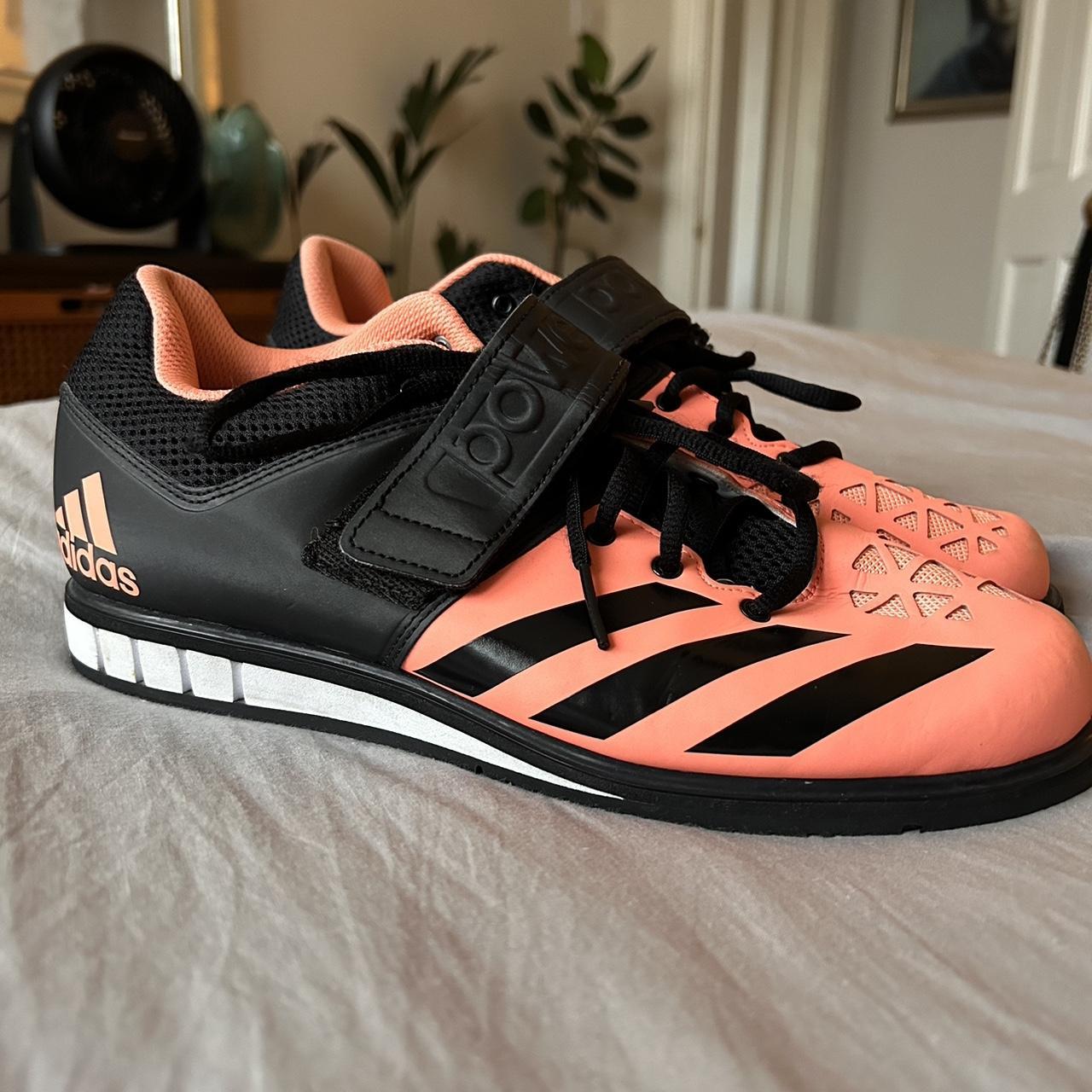 Orange Adidas Weightlifting Trainers Adidas Powerlift Olympic