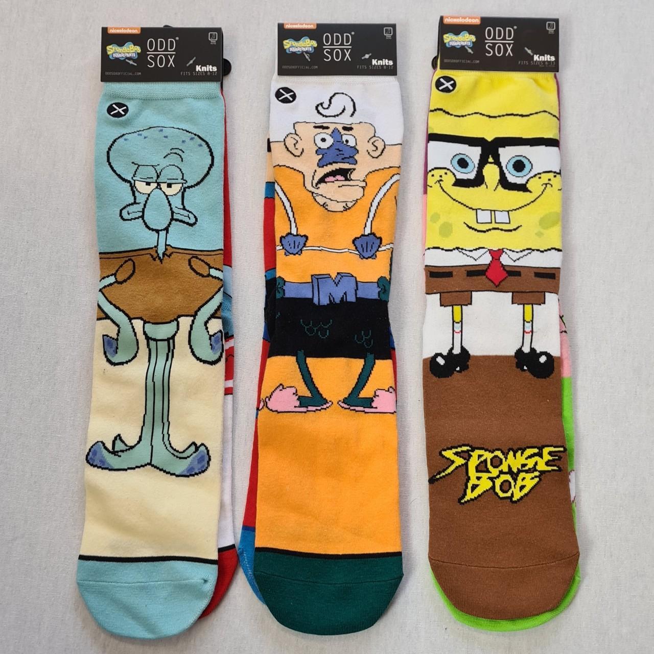 Odd Sox x SpongeBob Triple Pack Three Pairs... - Depop