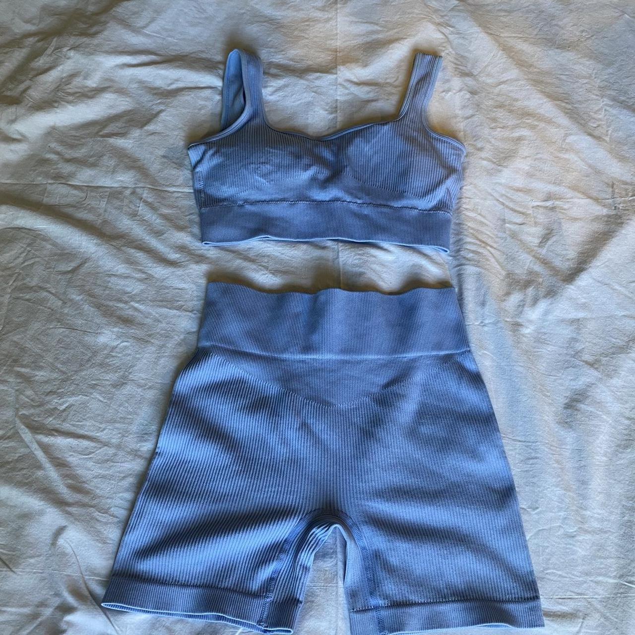 Baby Blue Workout Set🫐🫧 Never worn Depop