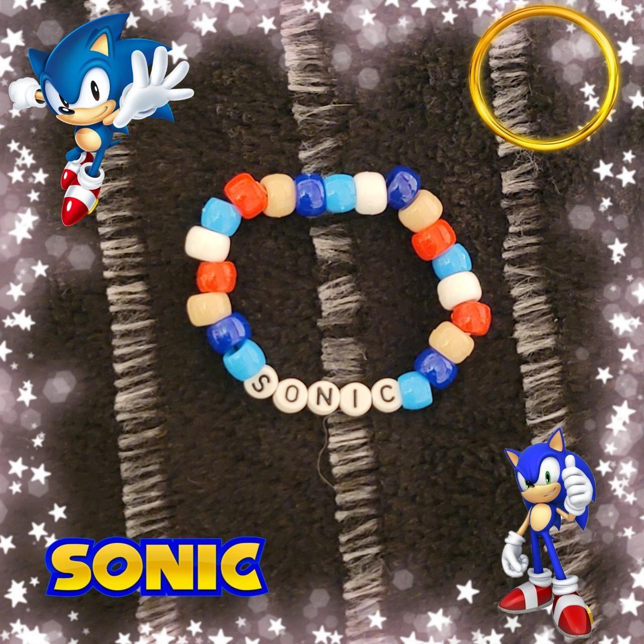 Sonic kandi bracelet. Only comes with one bracelet.... - Depop