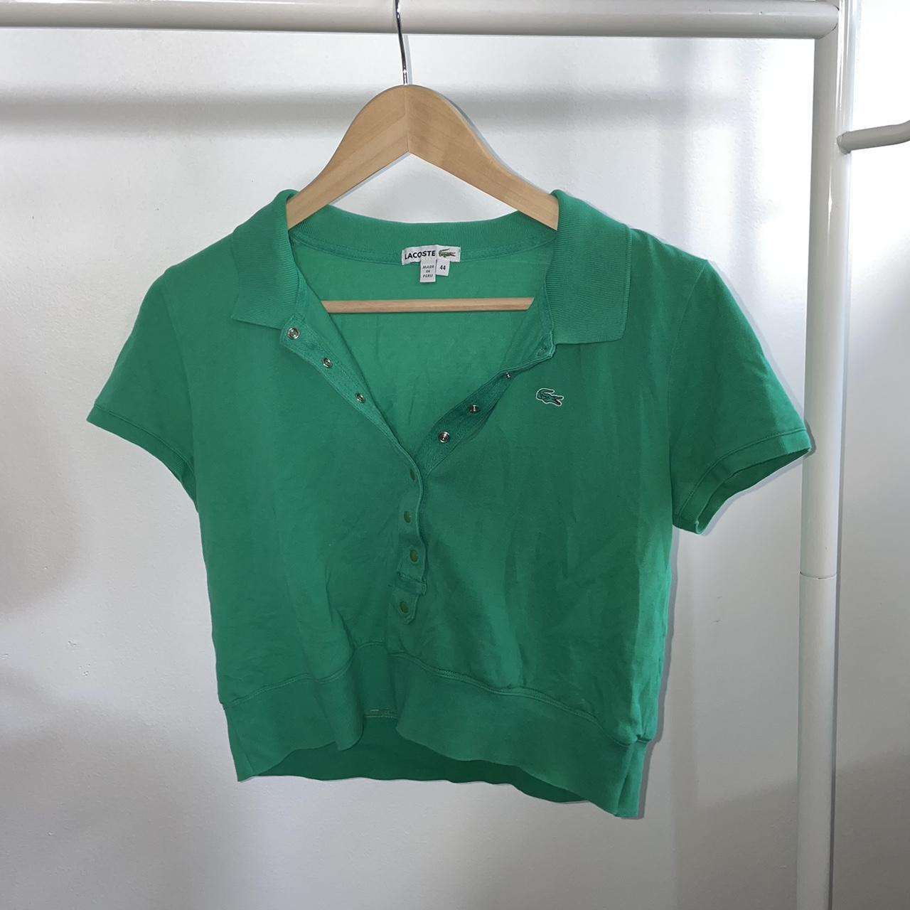 Lacoste Button Crop Fits all sizes up to L