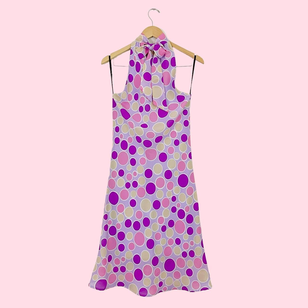PANDORA Women's Purple and Pink Dress (2)