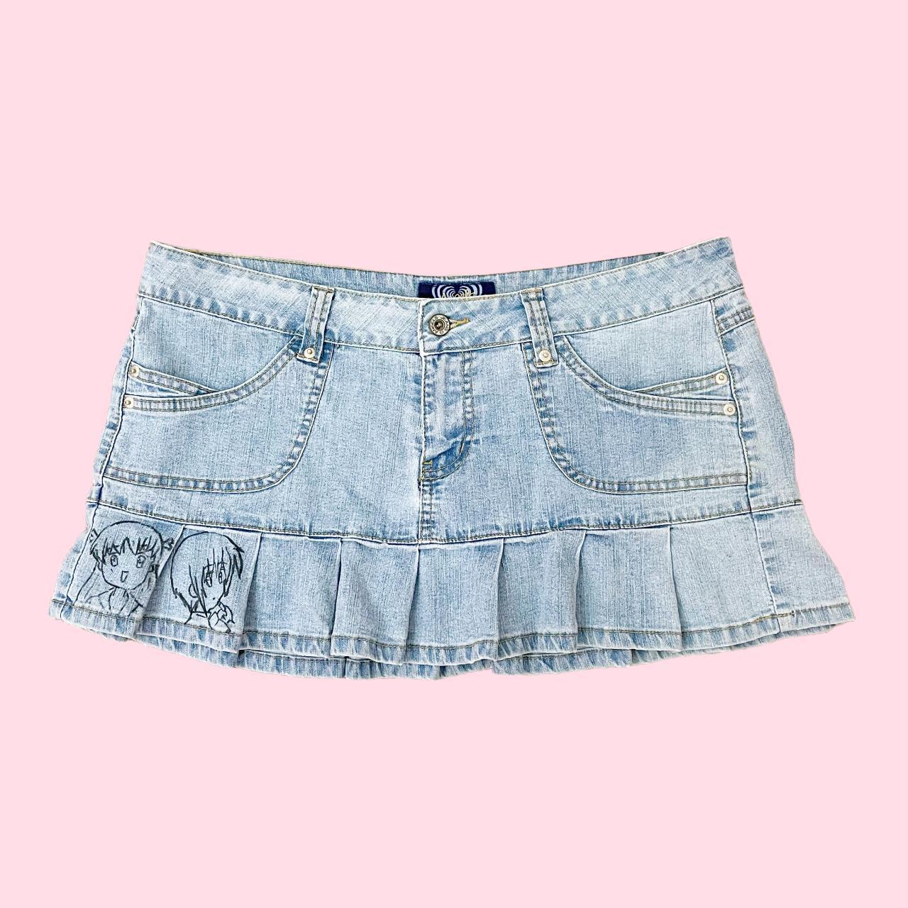 Angels Women's Blue and Black Skirt