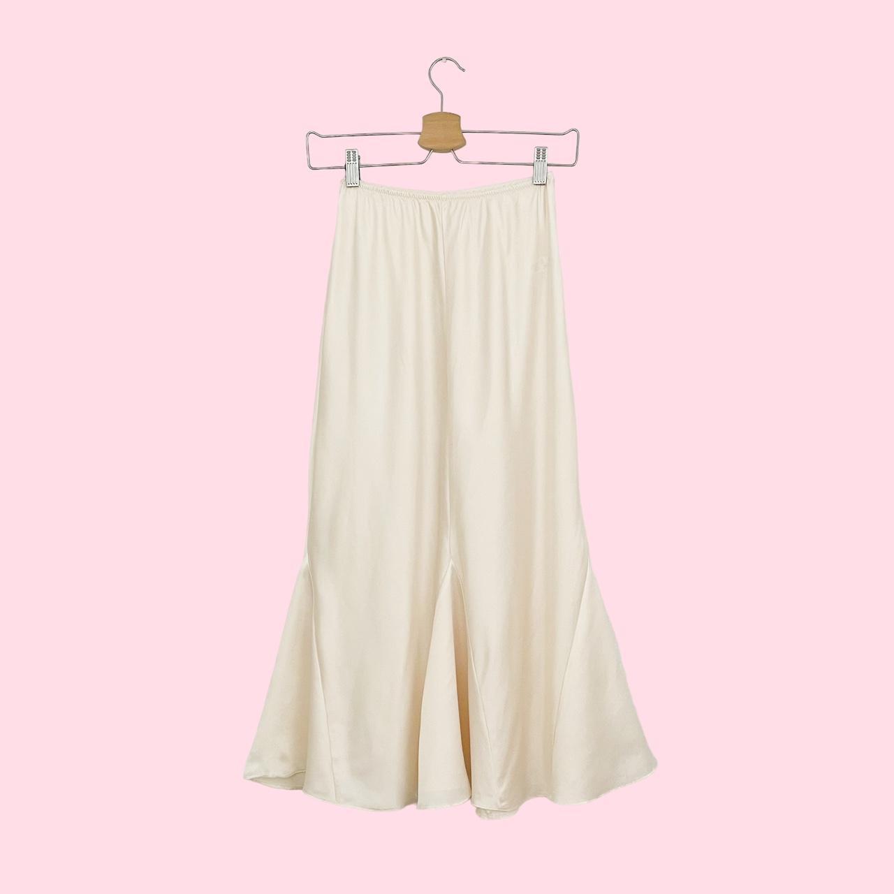 Olga Women's Cream Skirt | Depop