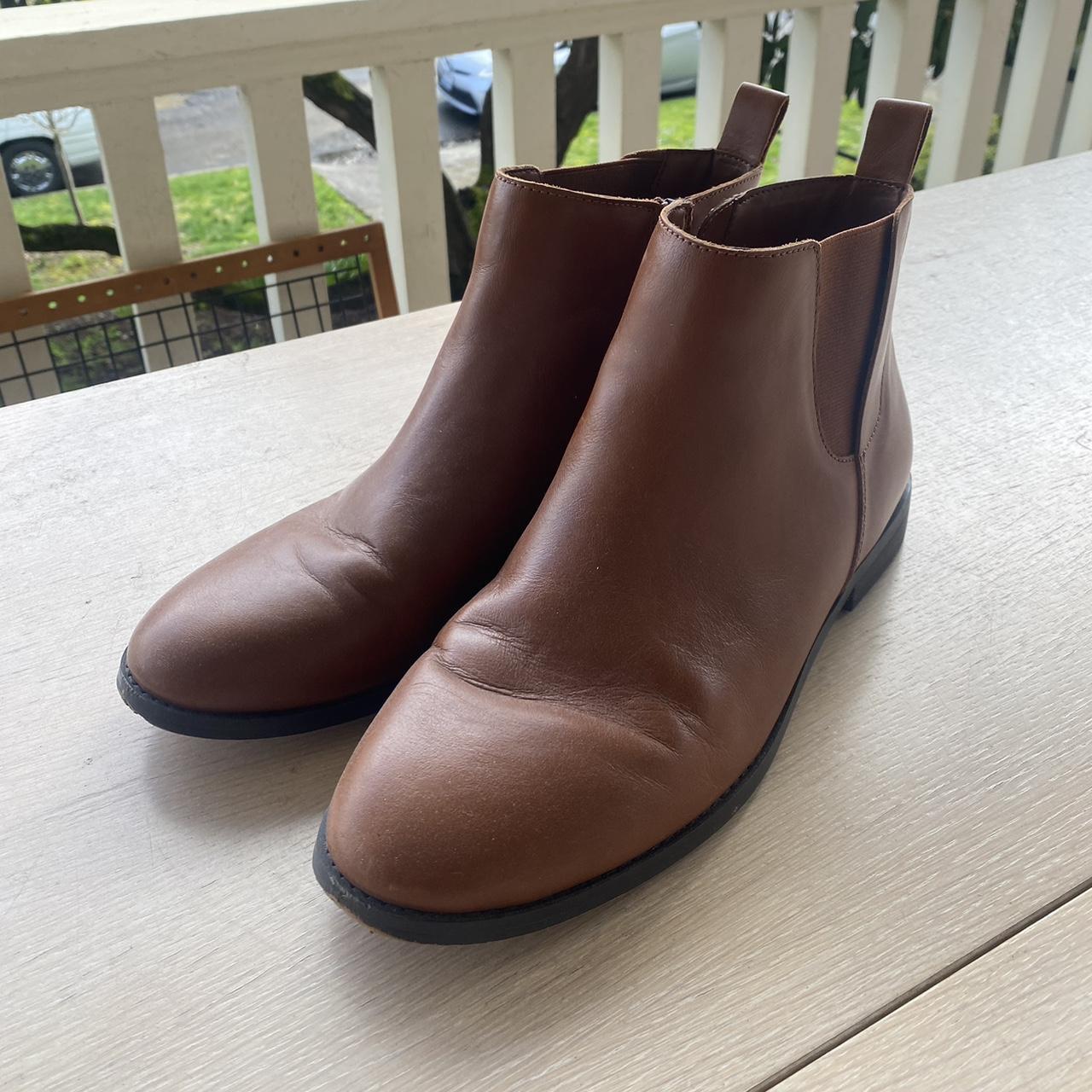 lands end leather boots