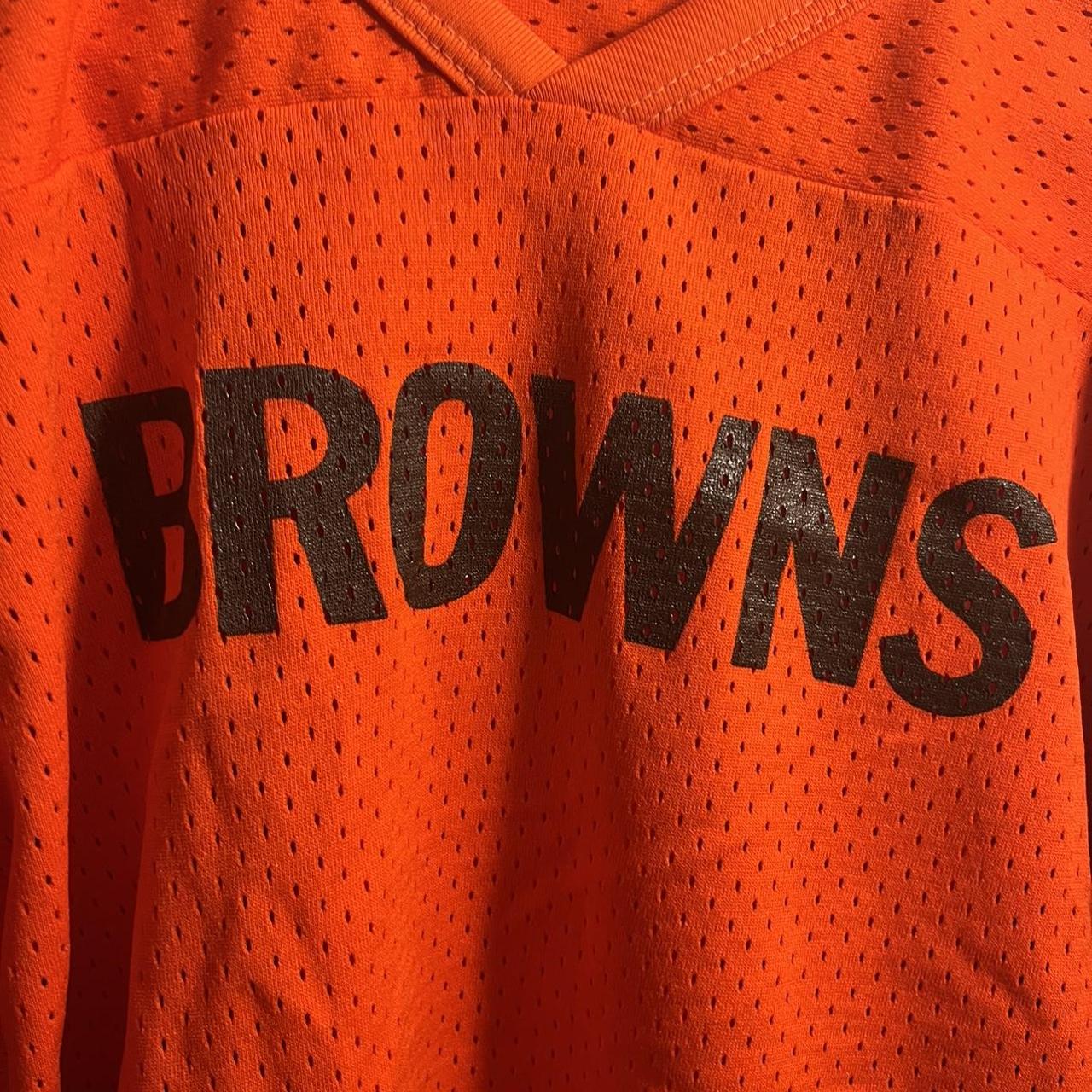 Vintage Cleveland Browns kids jersey Length: - Depop