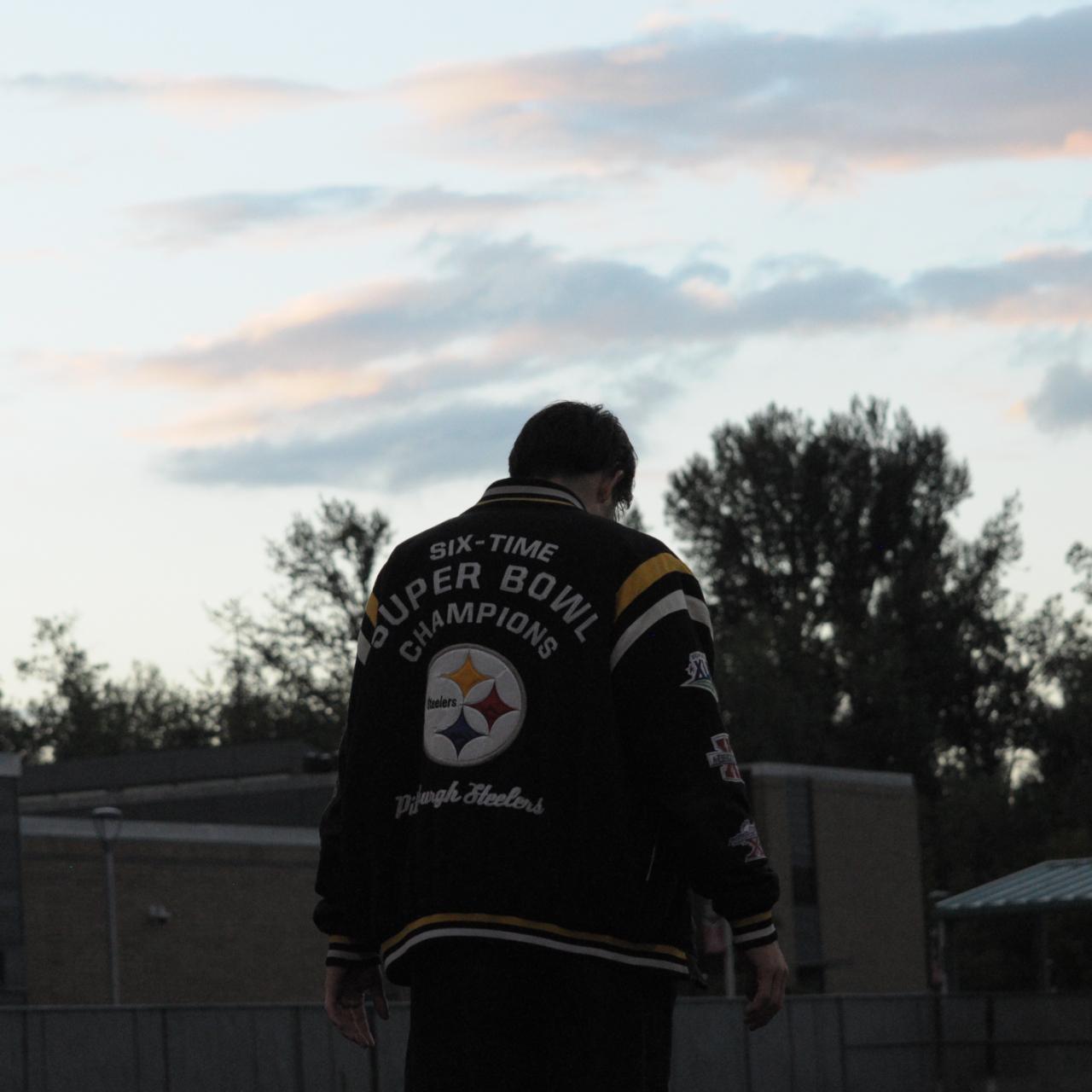 Men's Pittsburgh Steelers Varsity Jacket Size - Depop