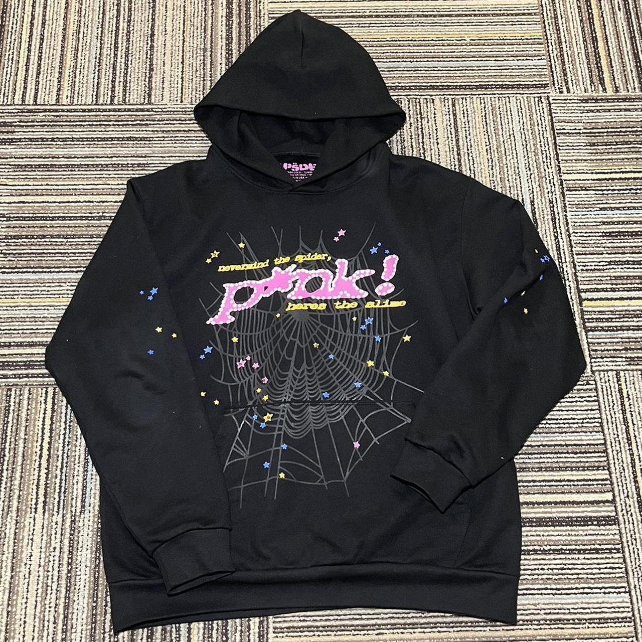 Sp5der P*NK Hoodie Xl/L - Depop