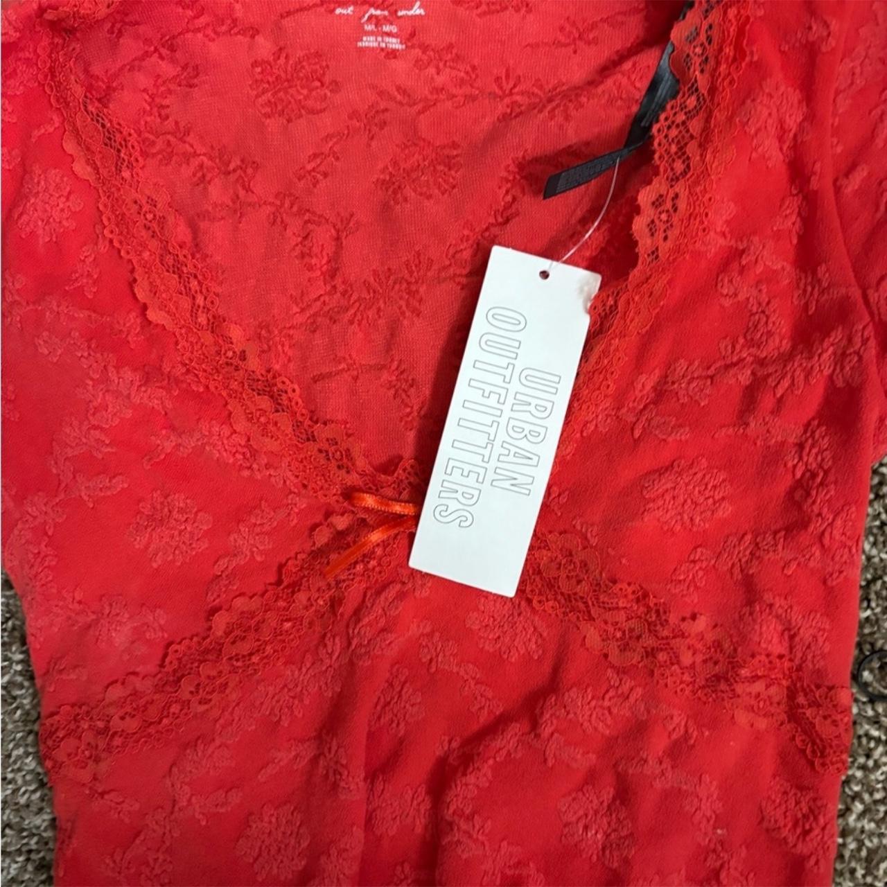 Urban Outfitters Women's Crop top - Red/Orange - … - image 2