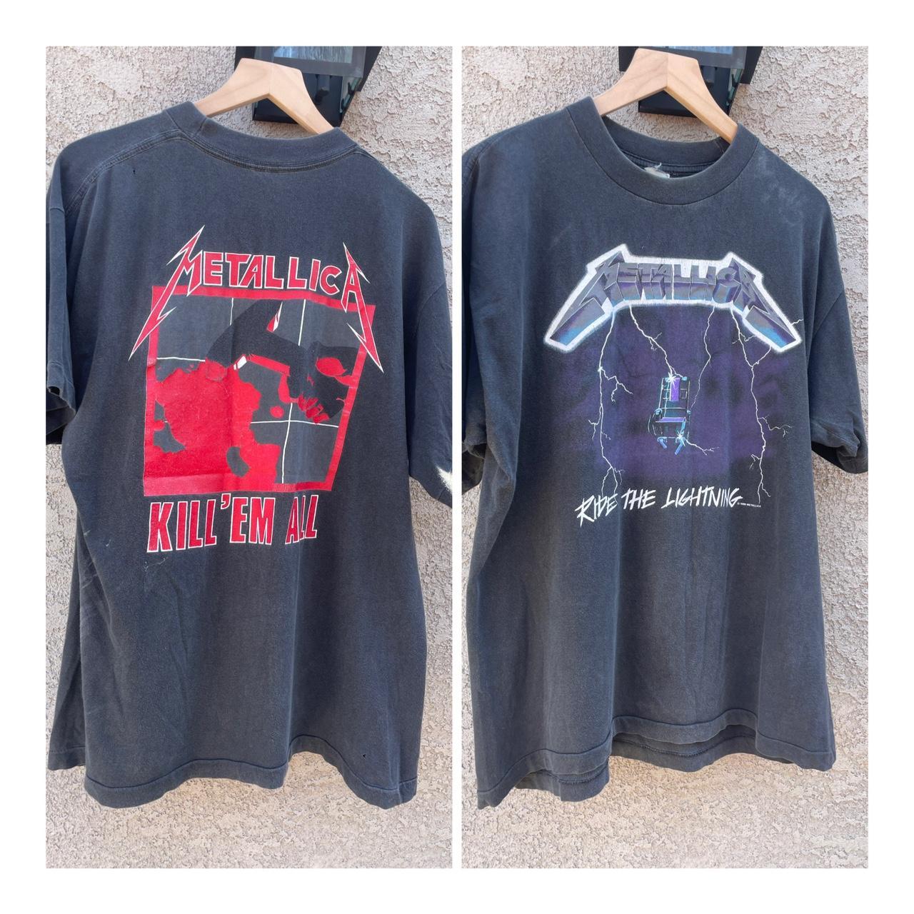 Rare Vintage 90s Metallica Kill ' Em All t shirt