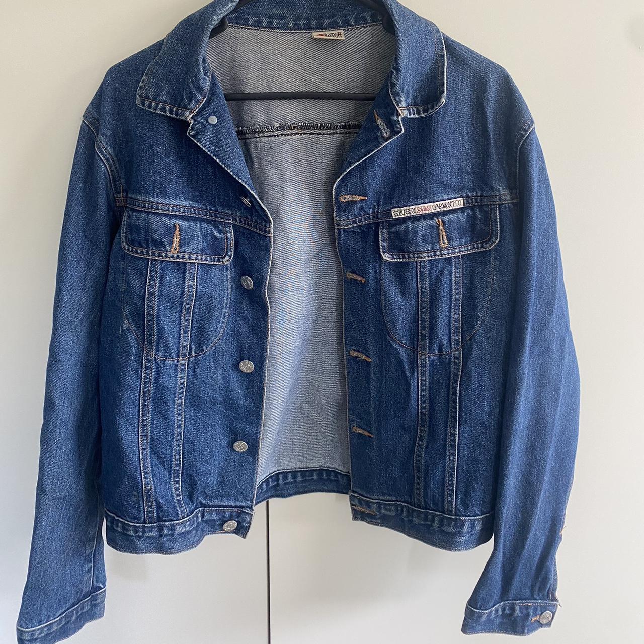 Stussy denim jacket - Depop