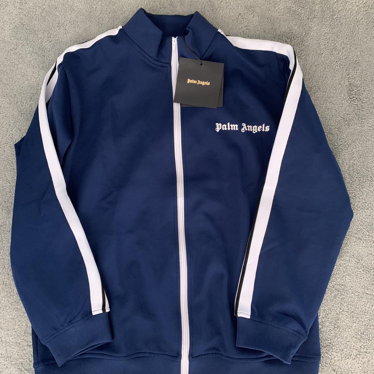 Palm angels track top navy. Brand new with tags.... Depop