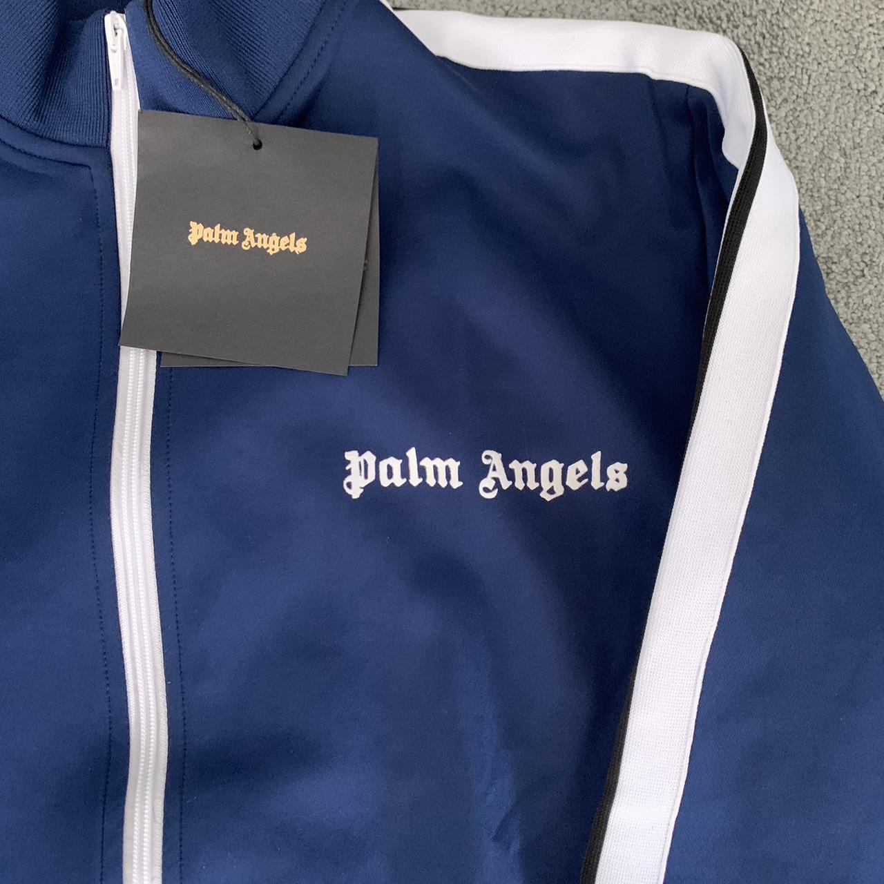 Palm angels track top navy. Brand new with tags.... Depop