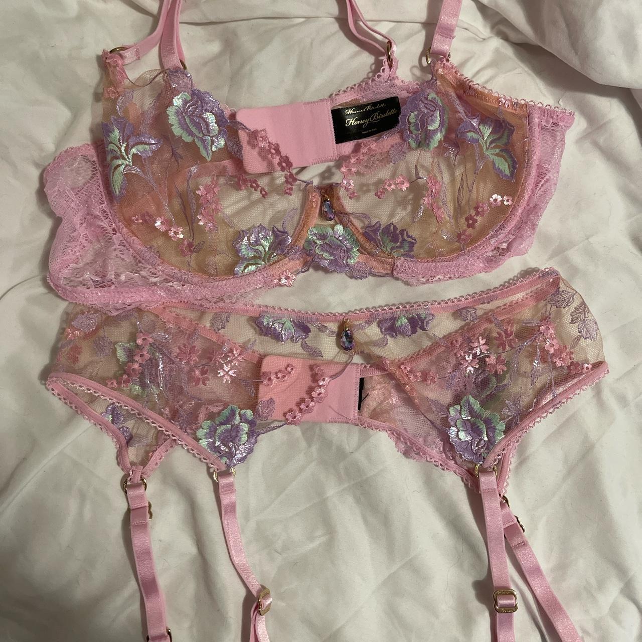 WHITNEY FULL LINGERIE Set - Honey Birdette purple BNWT - various sizes  £84.00 - PicClick UK