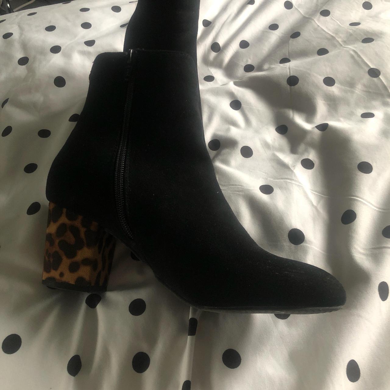 Size 5 carvela comfort ankle boots. With leopard. Depop