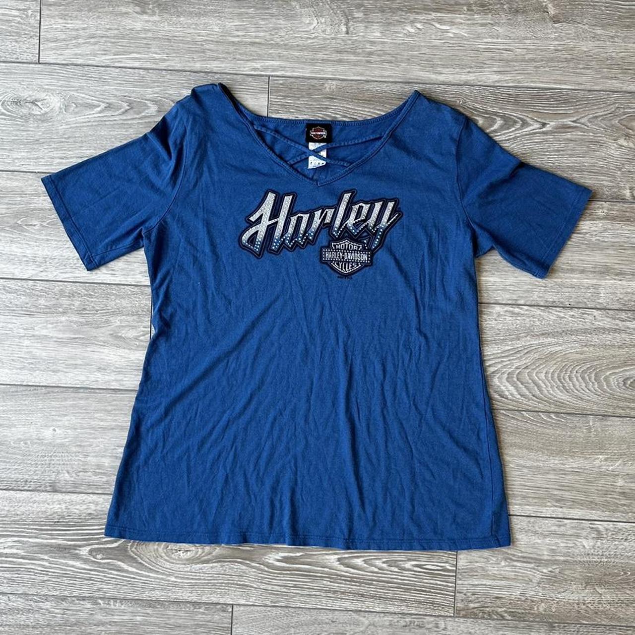 Harley Davidson Women's multi Tshirt Depop