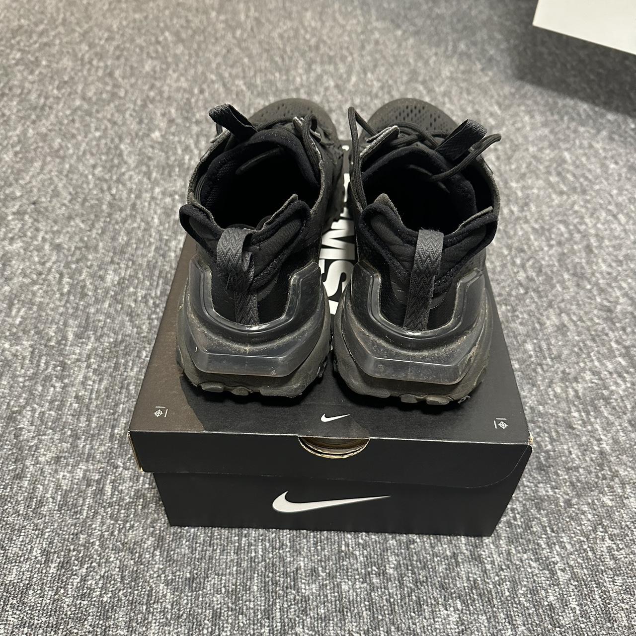 mens nike react vision triple black