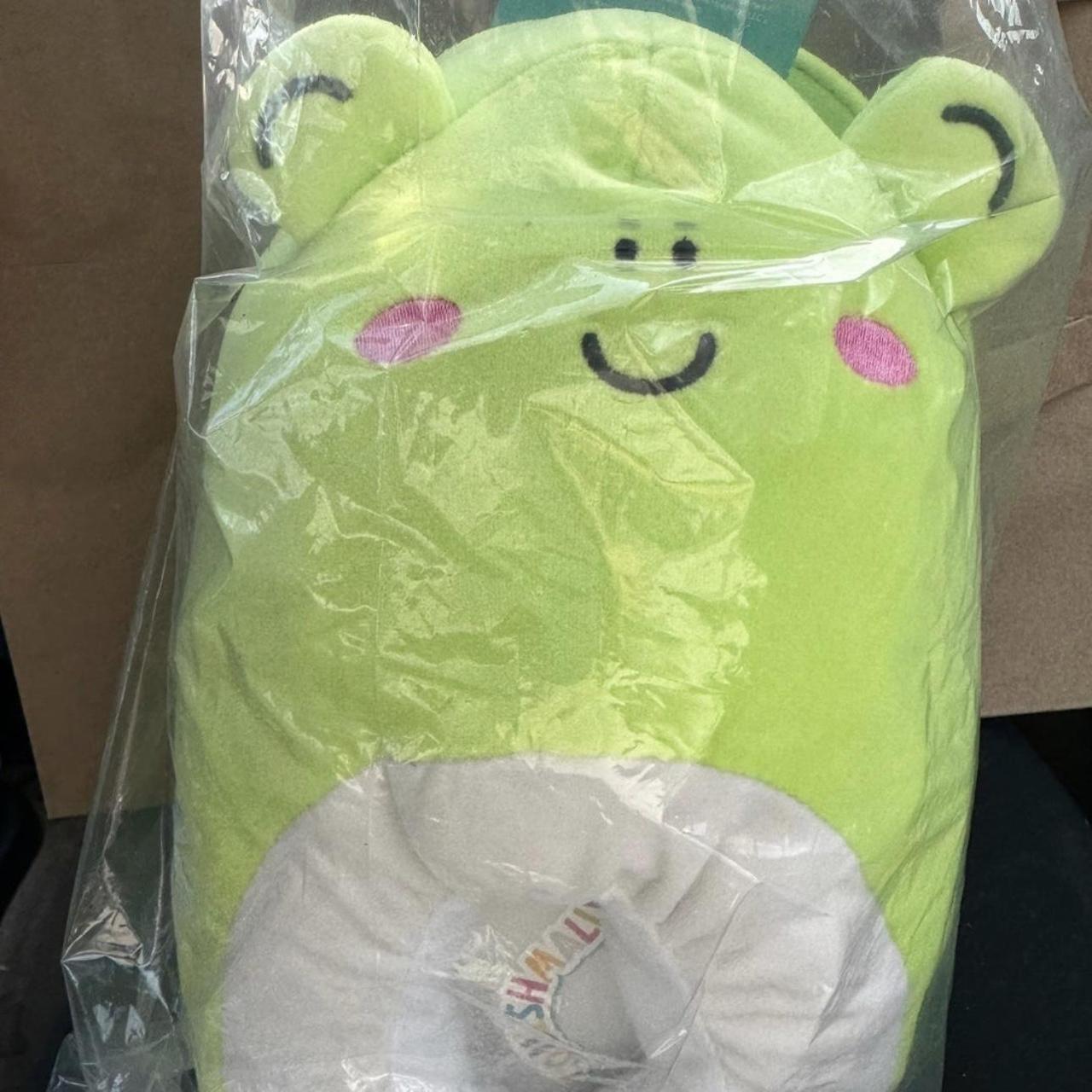 Squishmallows Women's Green Slippers | Depop