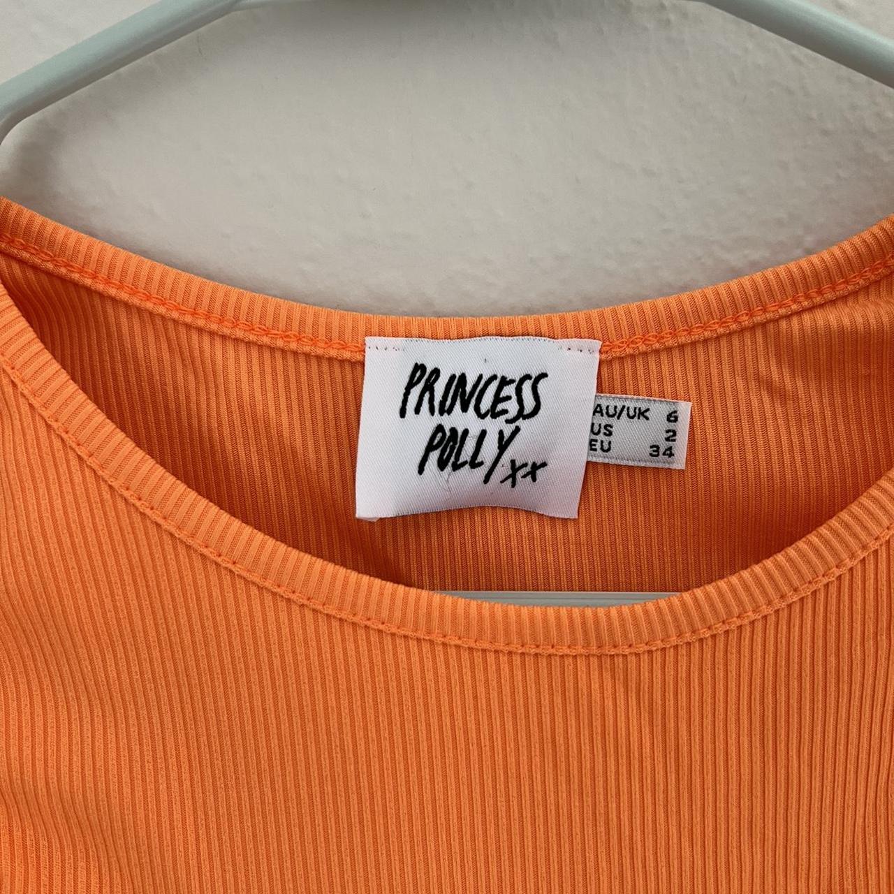 Princess Polly Women's Orange Vest Depop