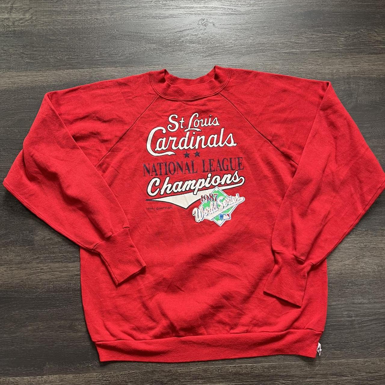 St Louis Cardinals Sweatshirt 1987 World Series Champions 