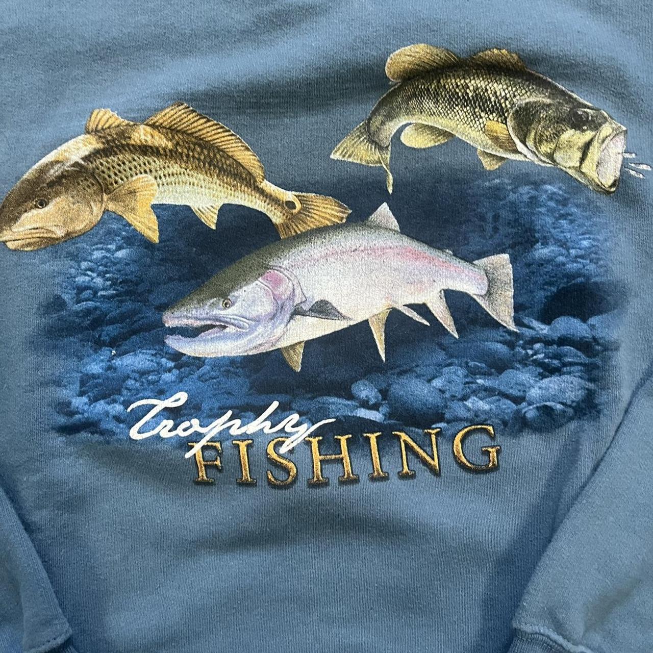 Vintage “trophy fishing” crewneck sweatshirt single