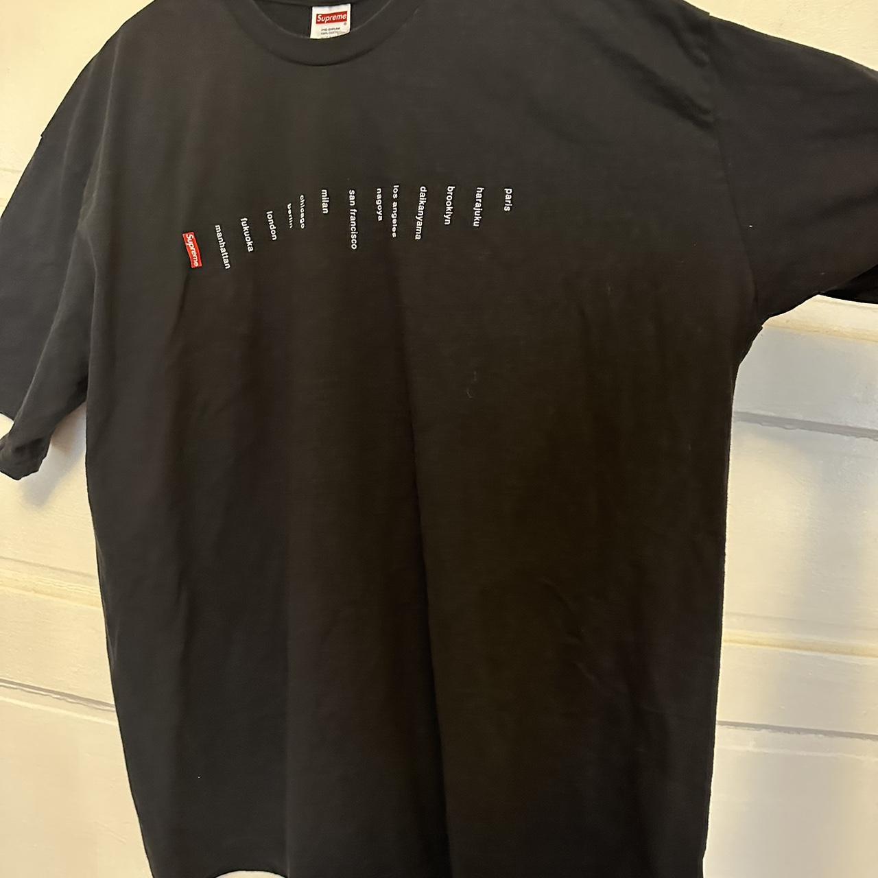 Supreme locations tee men’s size 2xl Worn like 34... Depop