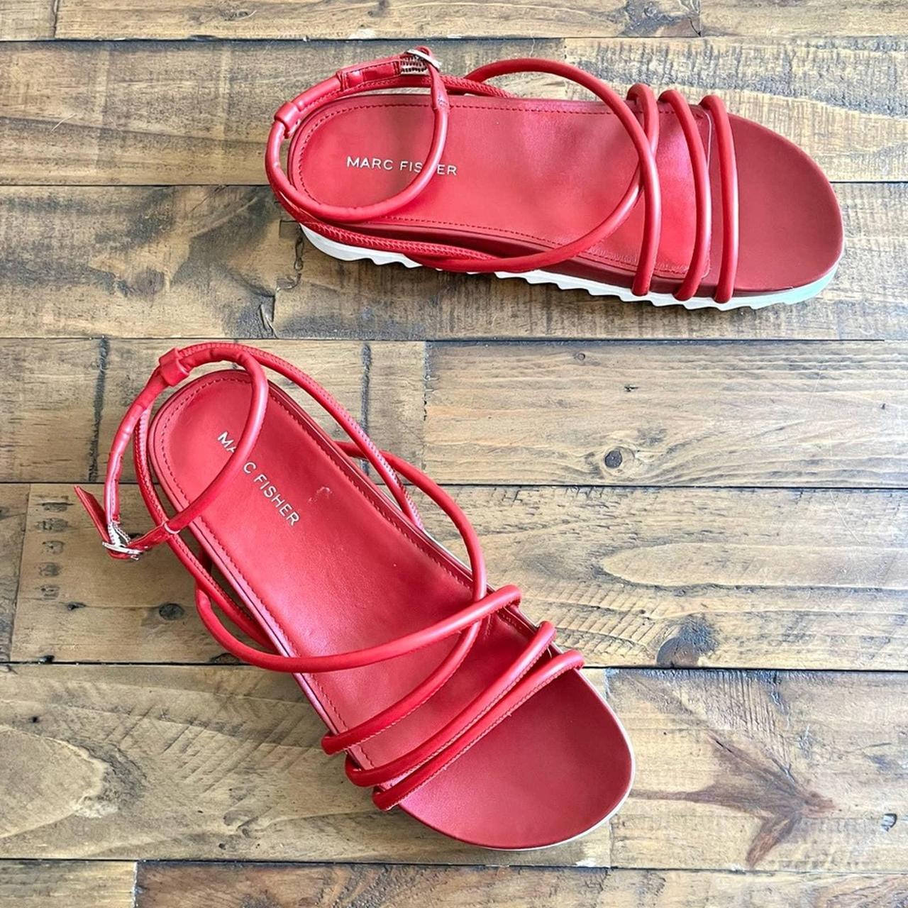 Sz 7.5 90 MARC FISHER Joylyn Sandals Gently used Depop