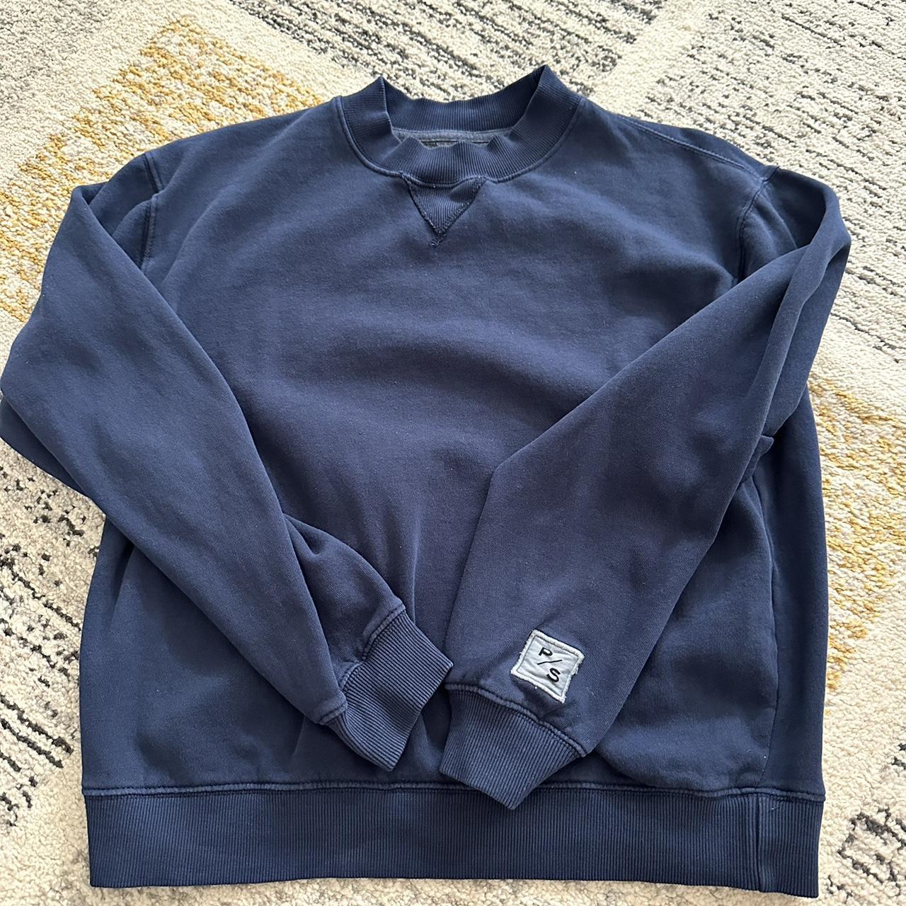 PACSUN CREWNECK #pacsun #crewneck #navy #blue #crew - Depop