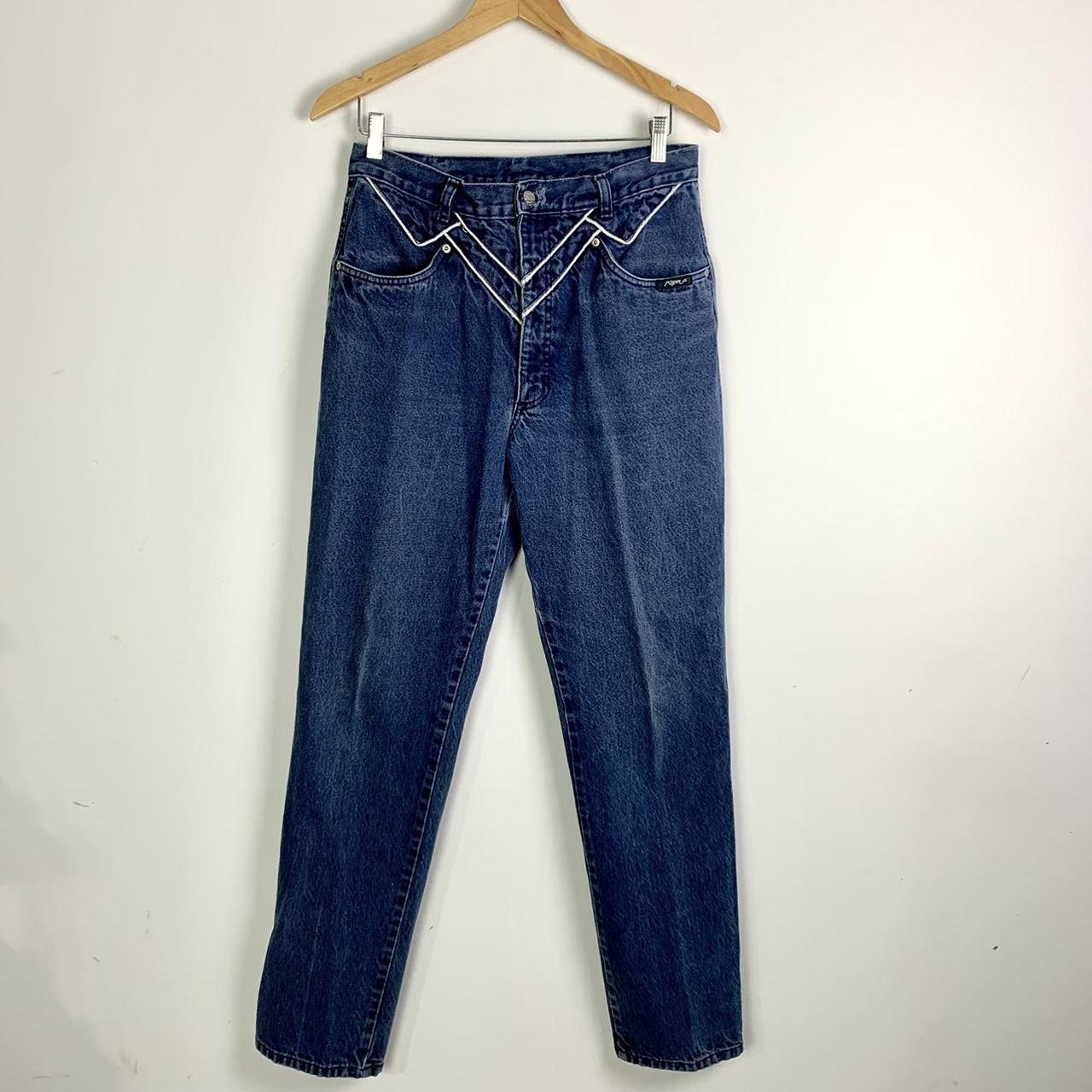 Vintage Western Jeans Gorgeous darker wash denim... - Depop