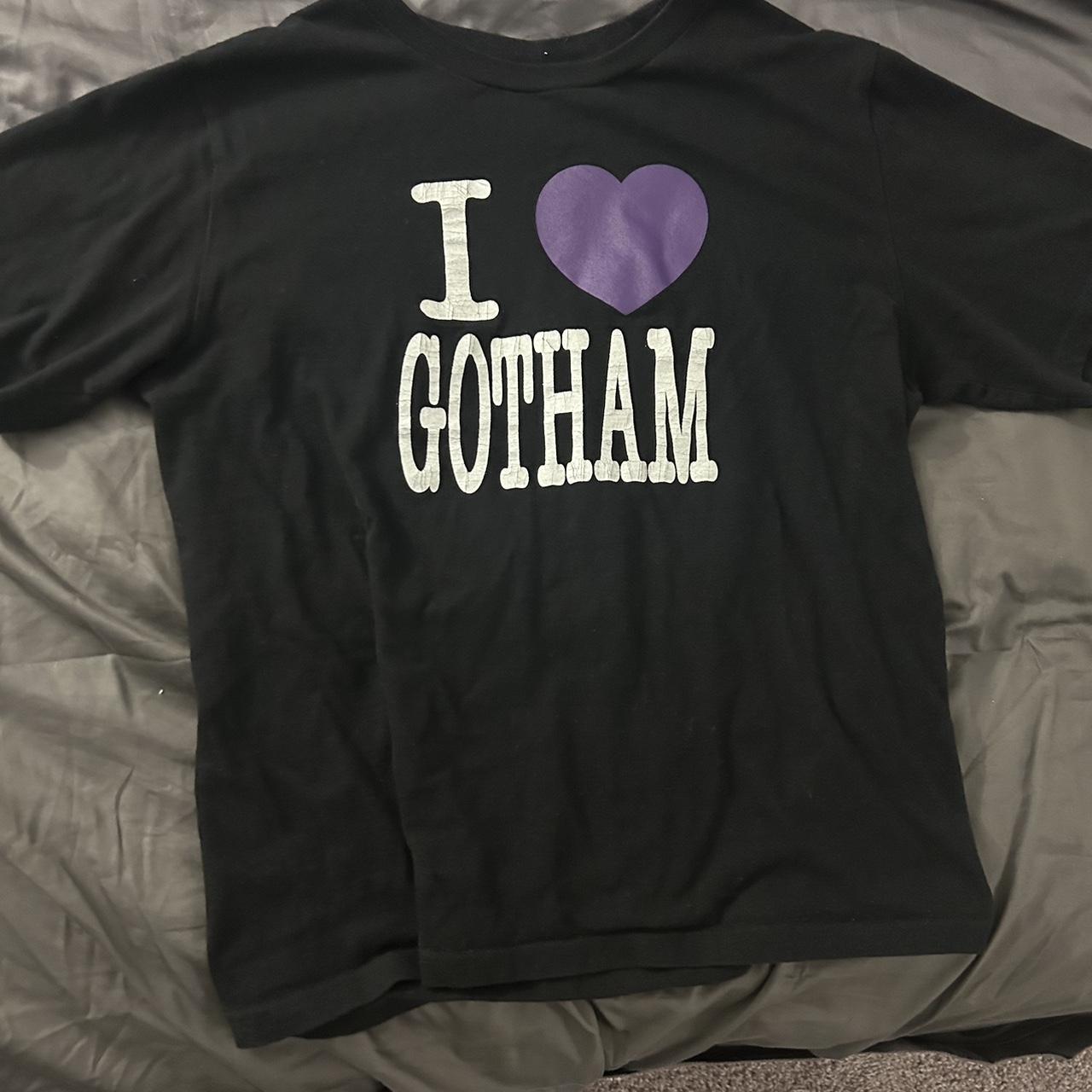 number nine I <3 Gotham tee Purple Heart | Depop