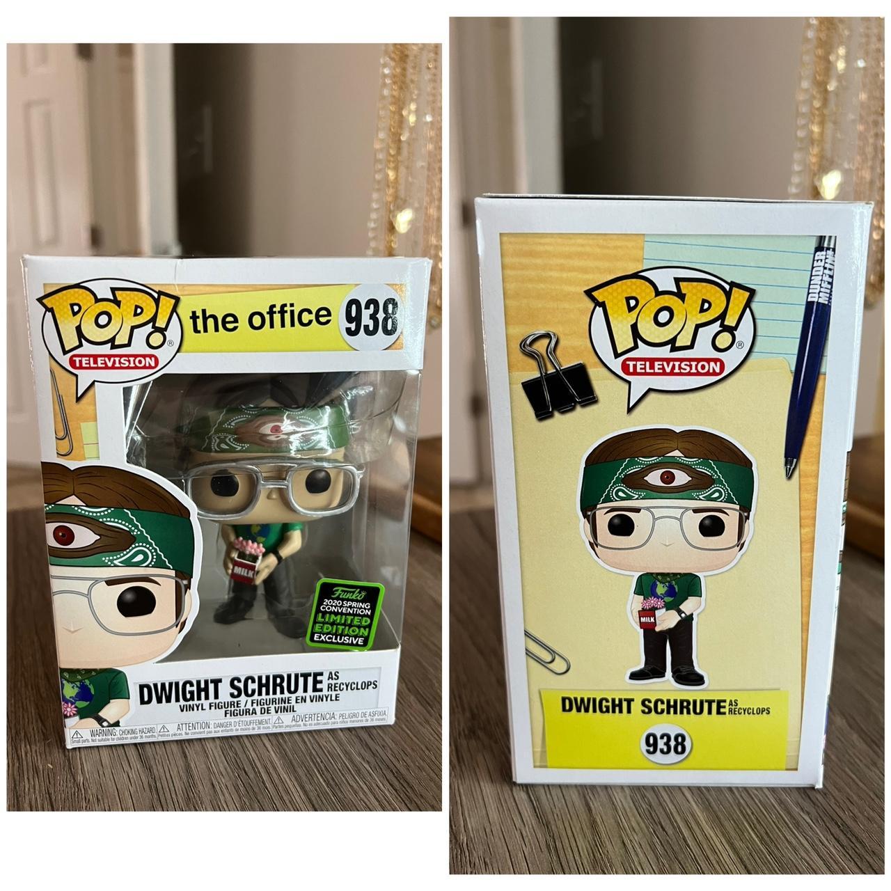 Dwight Schrute as Recyclops Funko Pop, slight