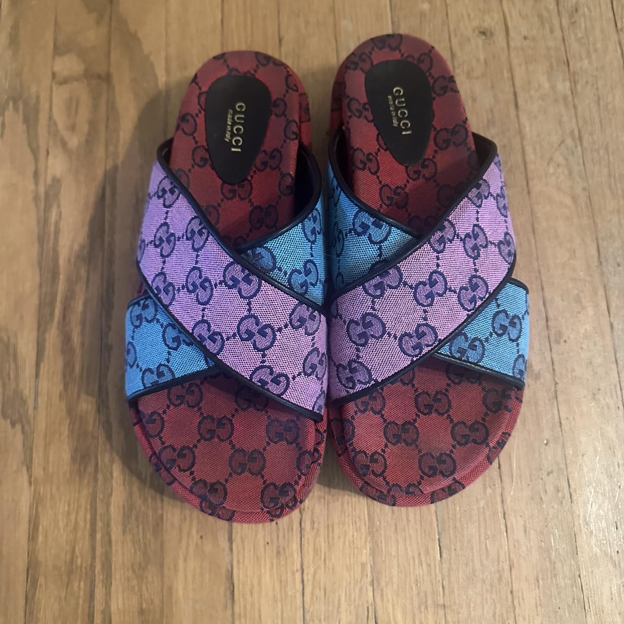 専用GUCCI platform sandal GG patterns WMNS) Gucci GG Platform Sandal 'Multicolor' 663666-2UZU0-4281