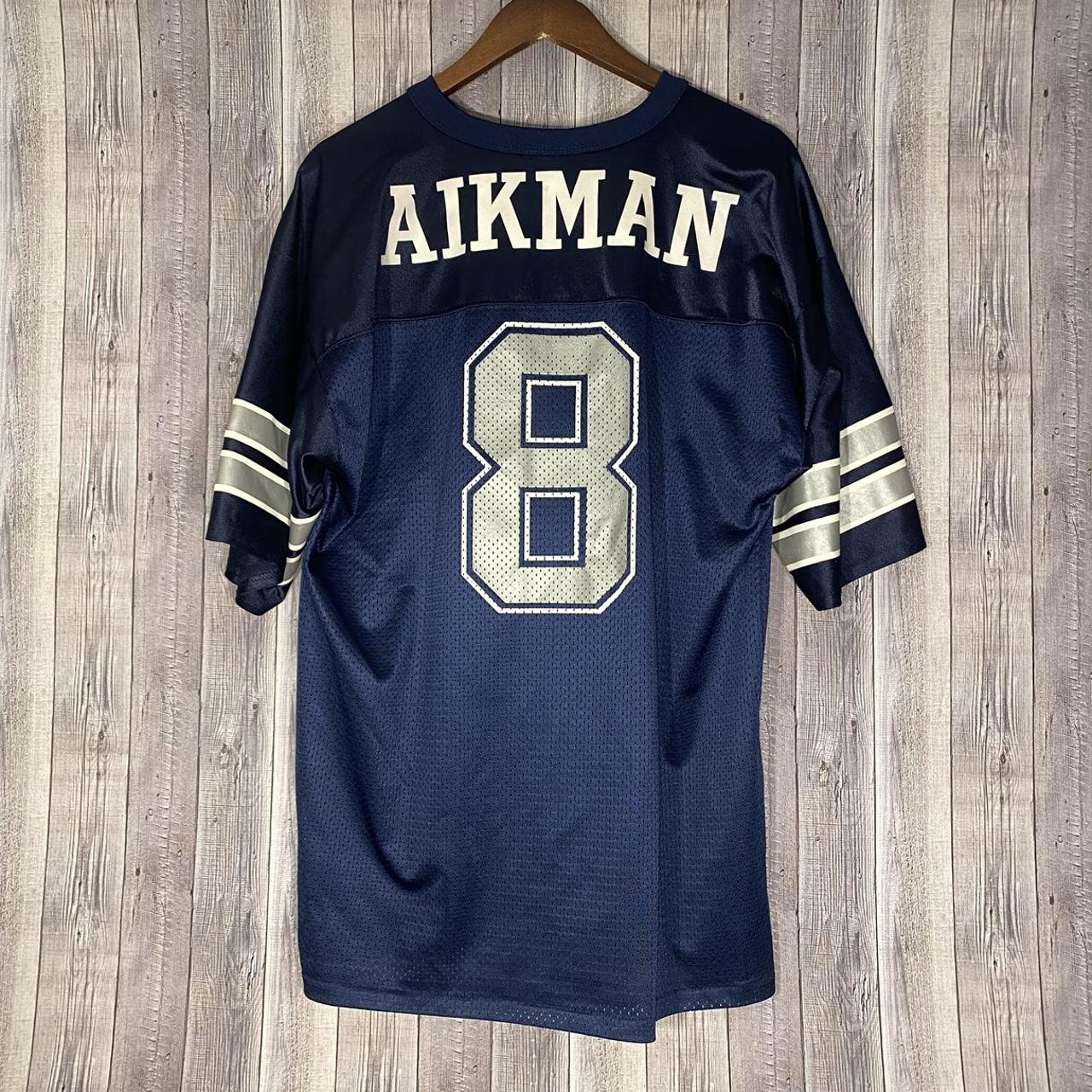 Vintage 90s Troy Aikman jersey No flaws SIZE: - Depop