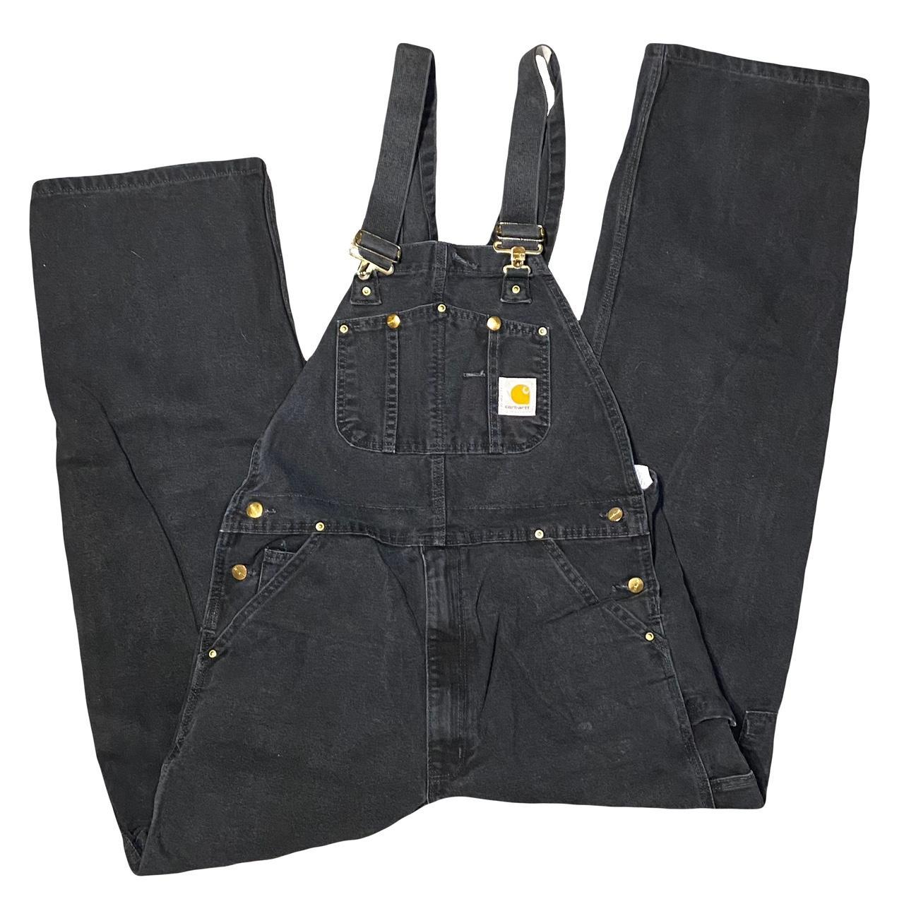 Vintage carhartt double knee overalls Vintage 2000s... Depop